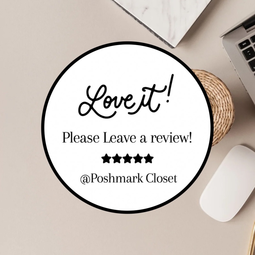100 Personalized Loved it! Please Leave a Review Stickers